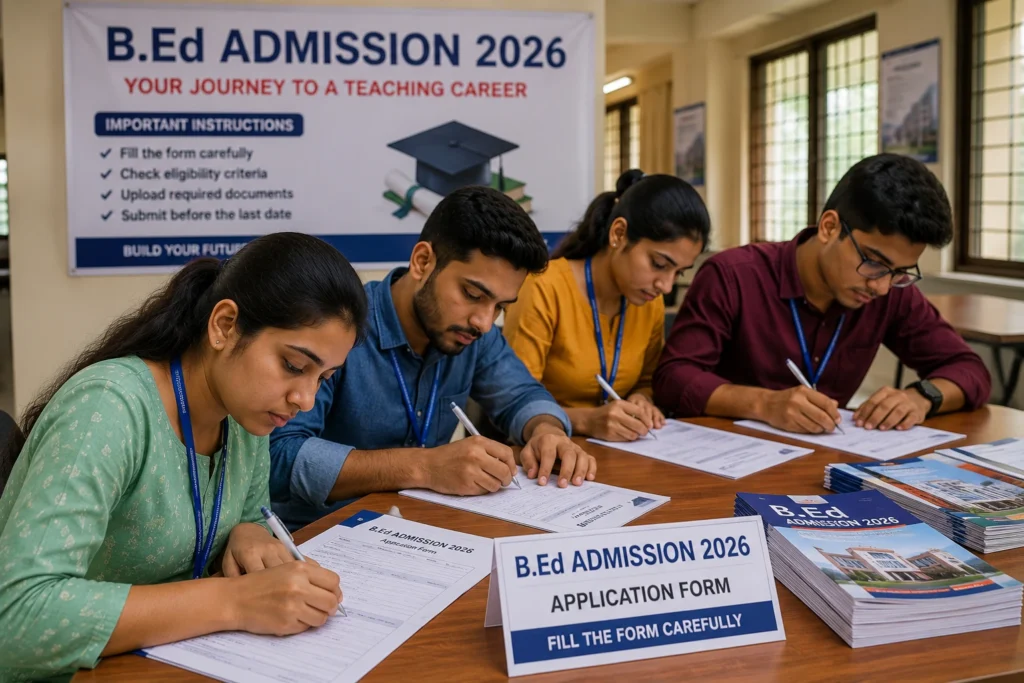 Online B.Ed admission registration process