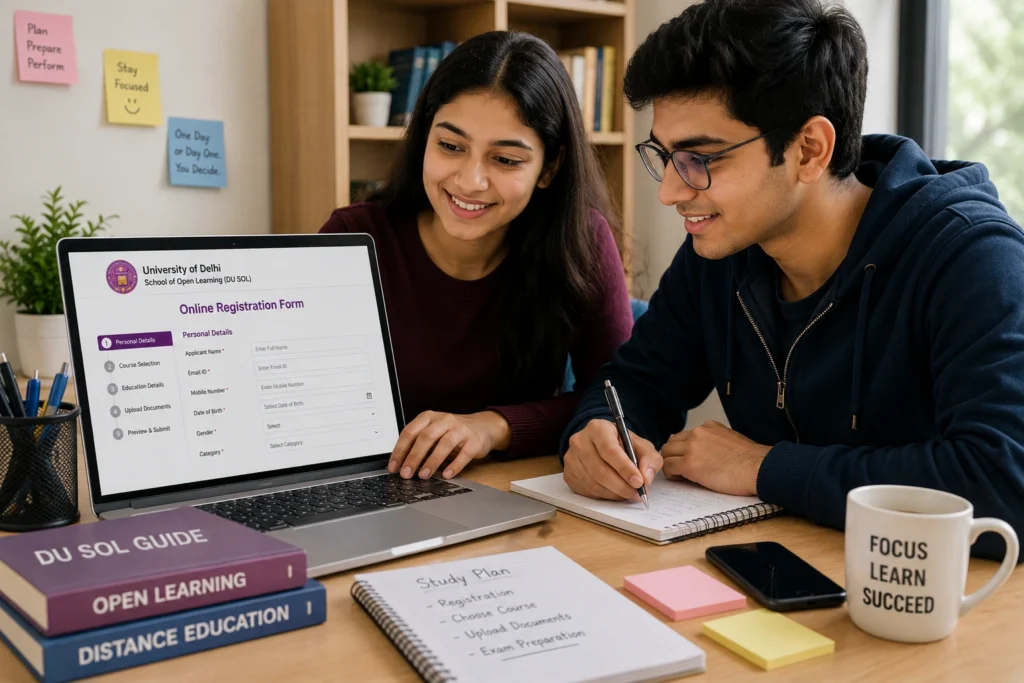 DU SOL Registration 2027 online admission process