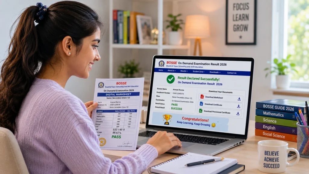BOSSE Marksheet and Result 2026