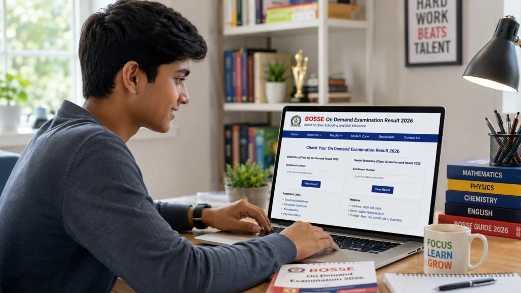 BOSSE On Demand Result 2026 Check Online