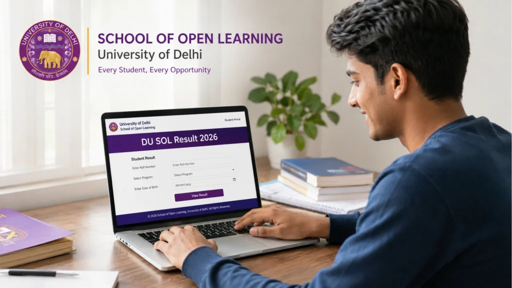 DU SOL Result 2026 Check Online