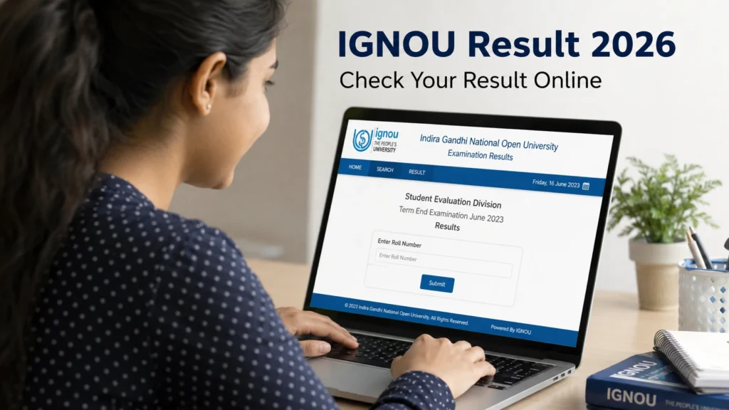 IGNOU Result 2026 Check Online