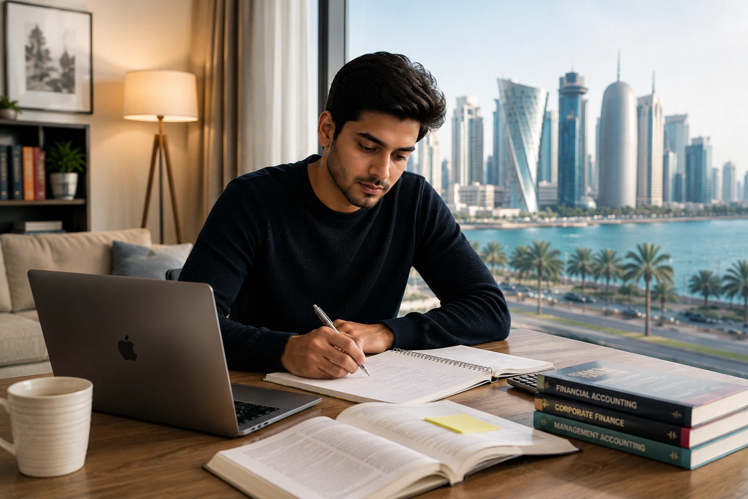 Indian learner in Qatar pursuing education through NIOS flexible learning