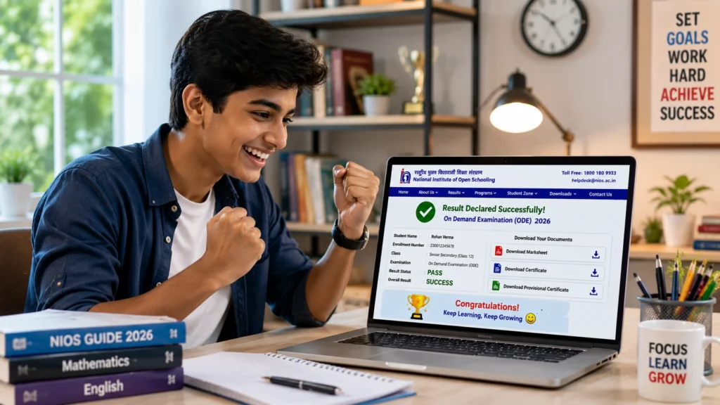 NIOS Marksheet and Certificate 2026