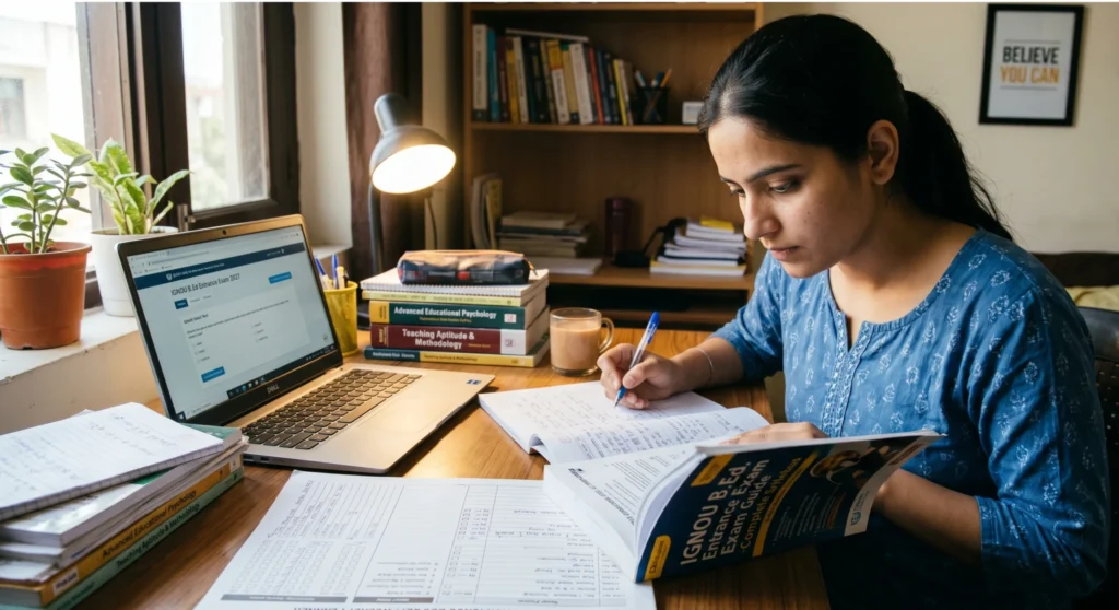 IGNOU B.Ed entrance exam preparation teaching aptitude reasoning and education awareness