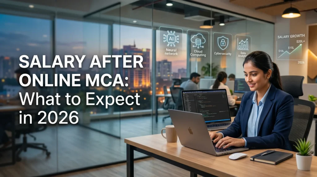 Salary after Online MCA career opportunities in India