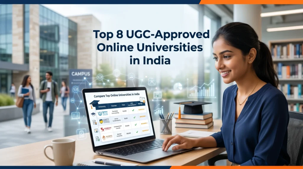 Top UGC-approved online universities in India for online degree courses